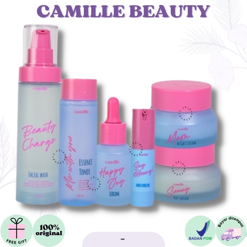 (SALE NEAR ED) Camille Beauty Skincare ( Facial Wash / Essence Toner / Serum / Moistuizer / Day Crea