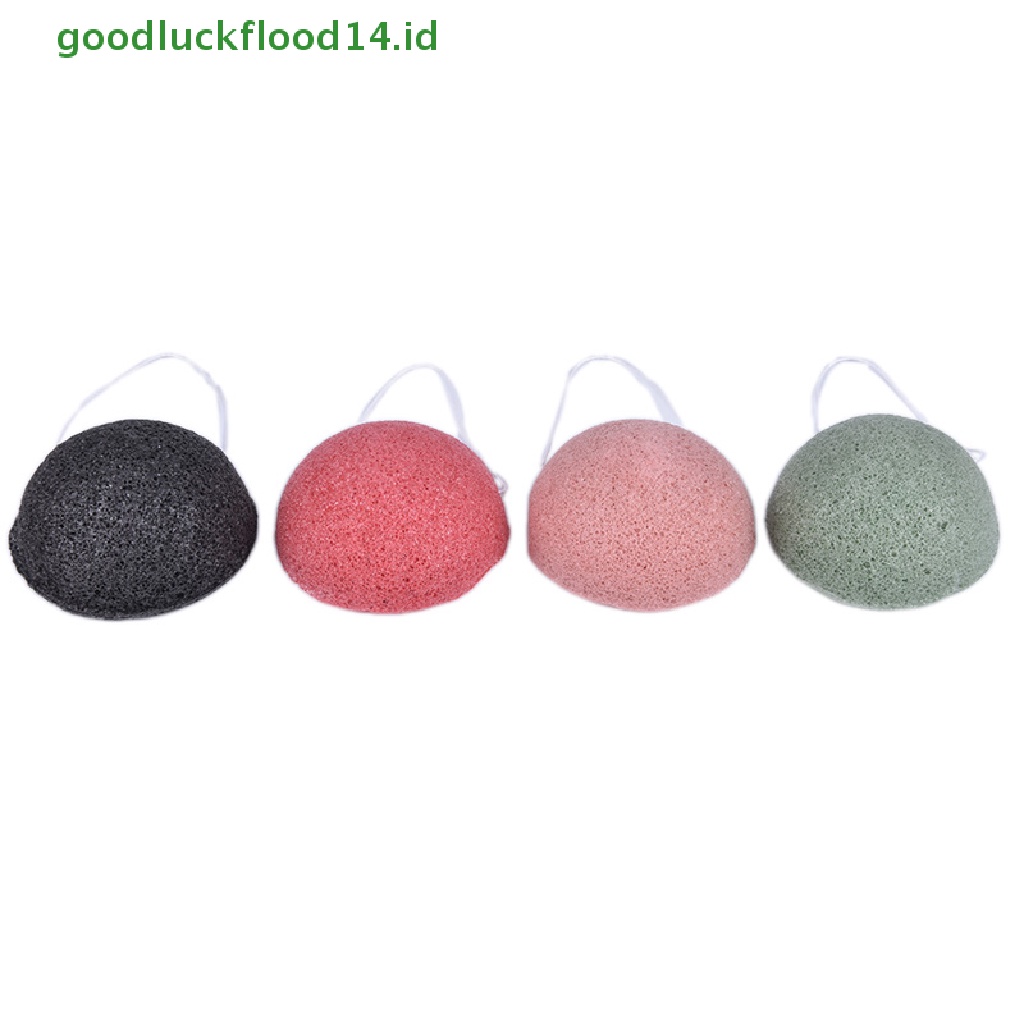 [GOOGFOUR] Konjac Sponge Natural Konjac Puff Cuci Muka Spons Pembersih Makeup Konjac Sponge [TOP]