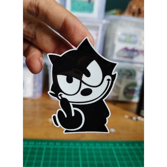 

stiker print felix custom stiker murah keren lucu