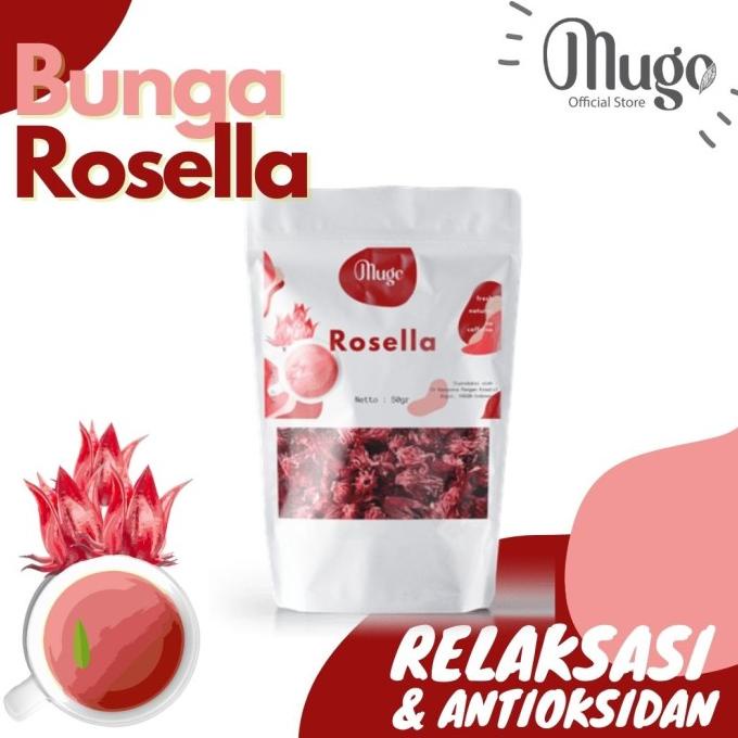 

Teh Bunga Rosella Merah Kering Alami 50 gram