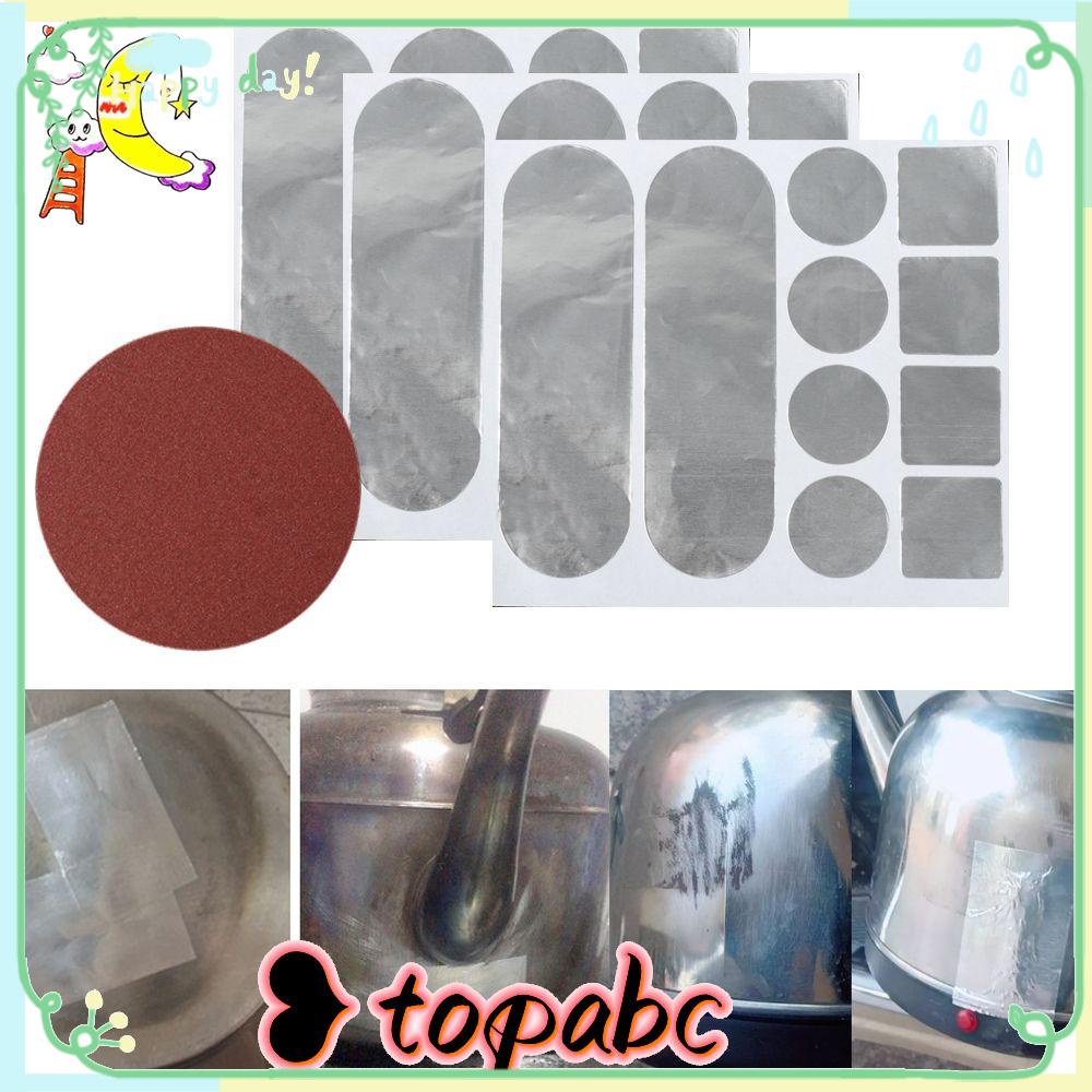Top 1set Repair Patches Stiker Tempelan Kinerja Tahan Lama Memperbaiki Alat Perekat Aluminium Foil