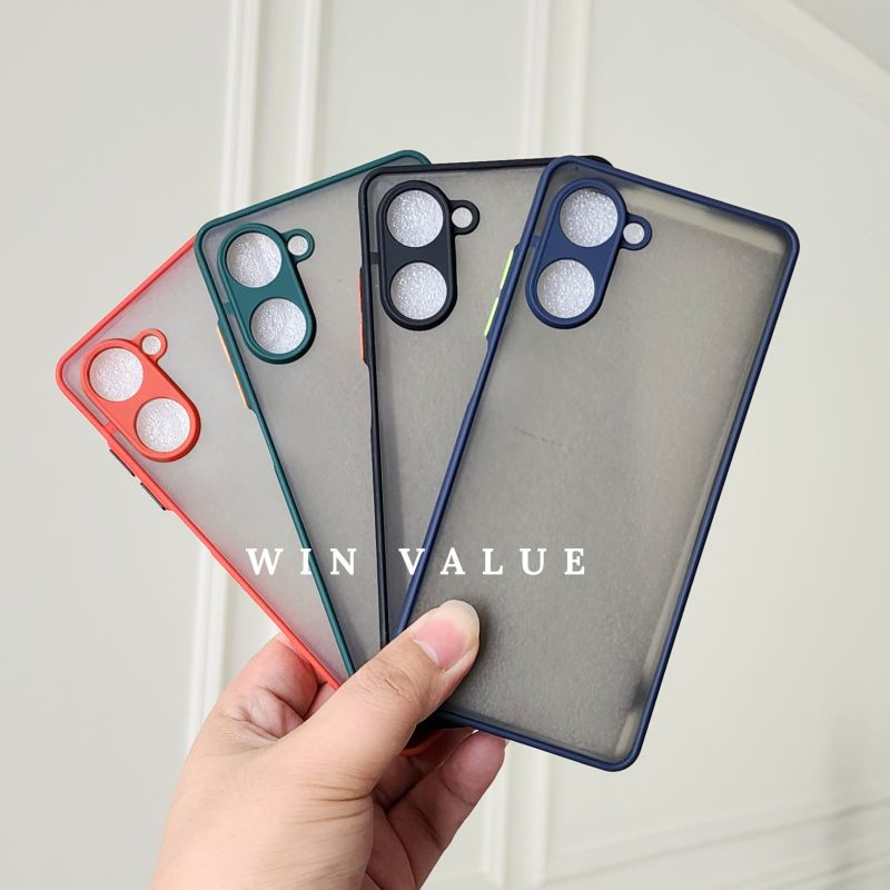 Realme 10 4G Case Dove Matte + Kamera Protect Case Realme 10 2022