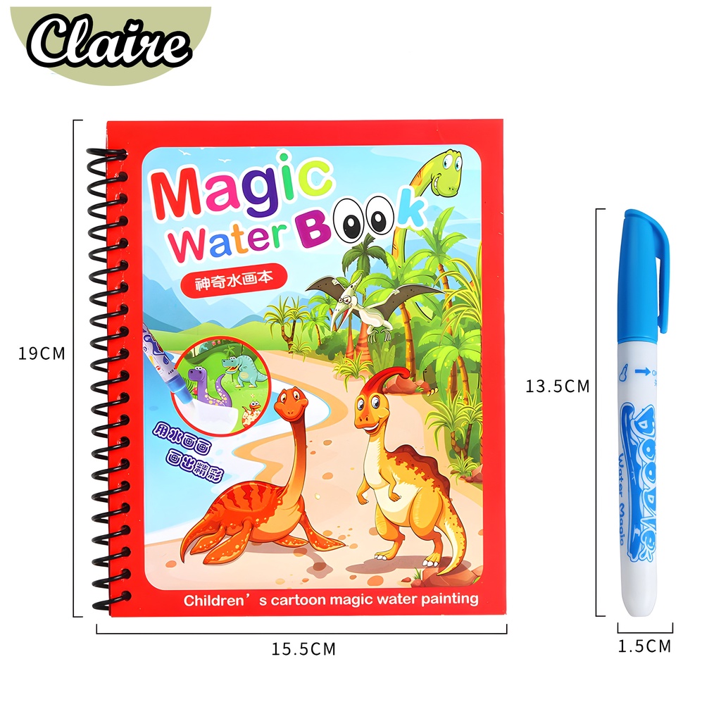 Magic Water Book / Buku Gambar Dengan Air