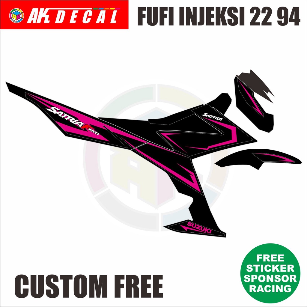 STRIPING LIVERY SATRIA F150 FI INJEKSI CUSTOM 2294