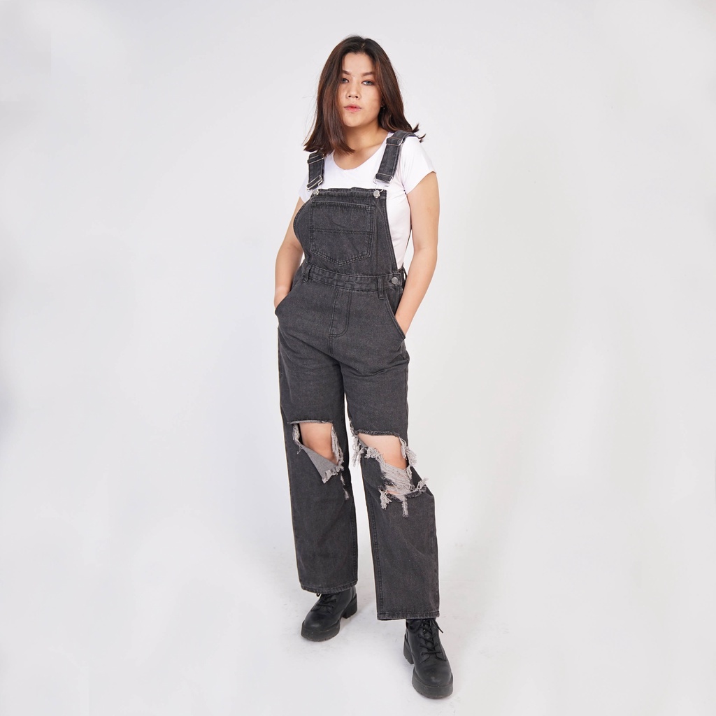 VIERLIN - Jumpsuit jeans 7630