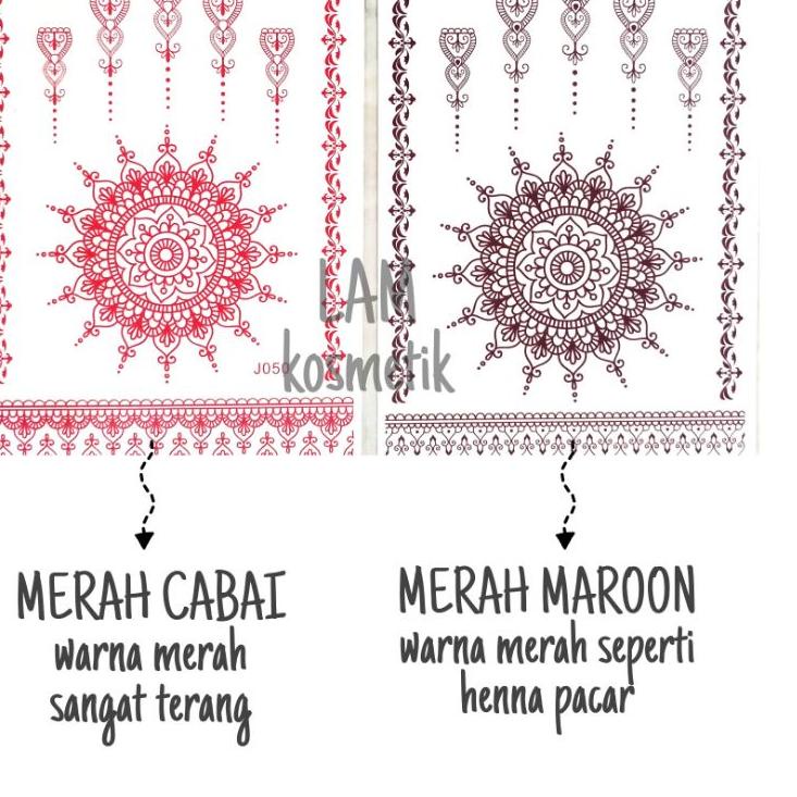⇳ HENNA INSTAN/HENNA TATO/HENNA PUTIH/ HENNA MERAH/HENNA MURAH コ