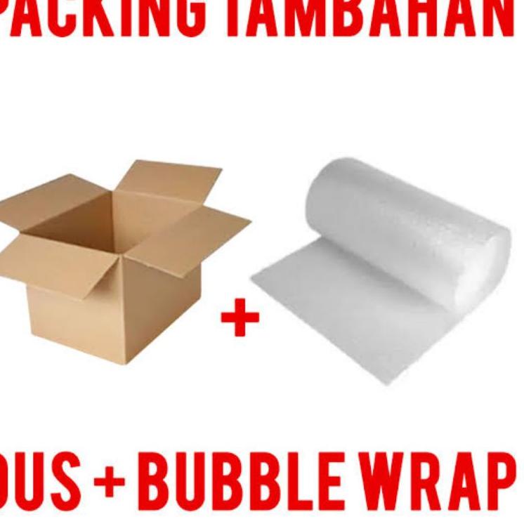 

¥ packing tambahan kardus+bubblewarp ☟