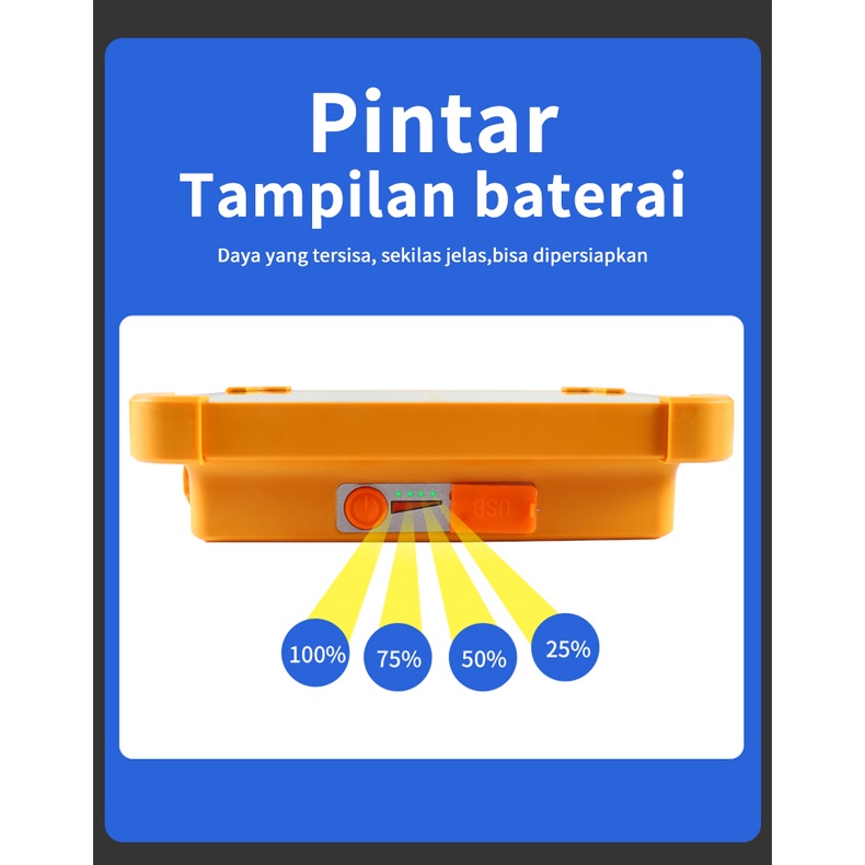 BENIH Lampu Tenaga Surya Luar Tahan Air 300W Lampu Luar Ruangan LED Lampu Luar Ruangan Tenaga Surya untuk Pintu Depan, Halaman Belakang, Tangga, Garasi, Taman