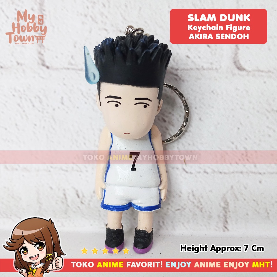 Gantungan Kunci Figure Anime Slam Dunk Sakuragi Hanamichi Akagi Takenori Rukawa Kaede Akira Sendoh Nobunaga Kiyota Haruko Akagi Hisashi Mitsui