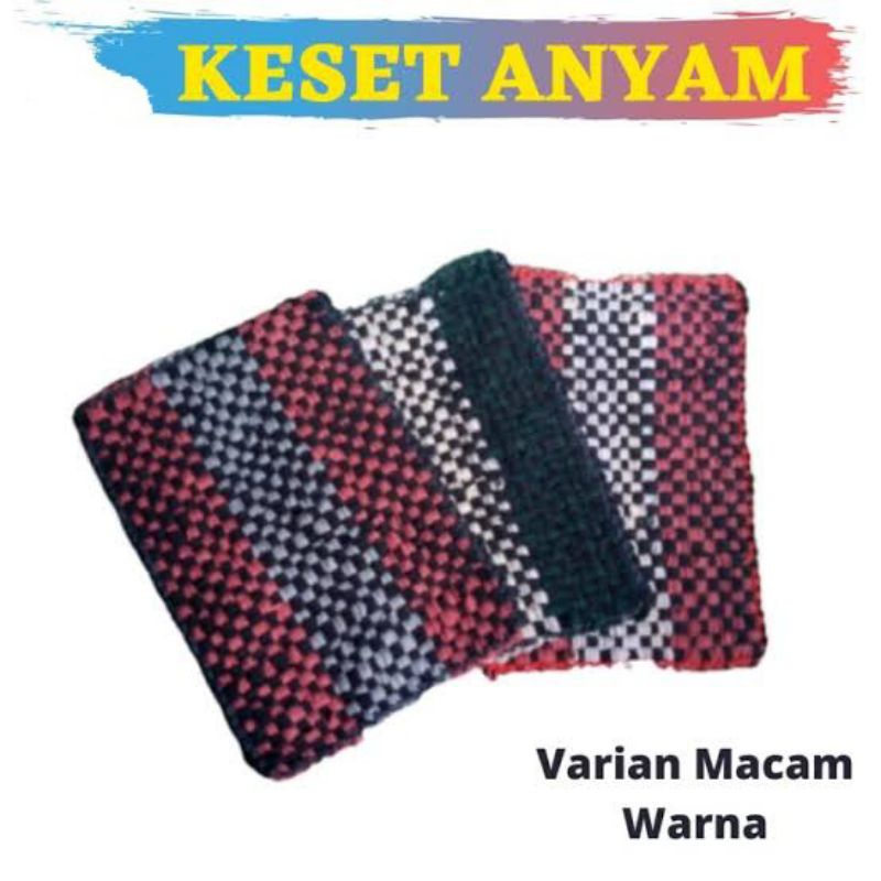 Keset Kaki Anyam Dapur Kamar Mandi Murah Grosir Lap