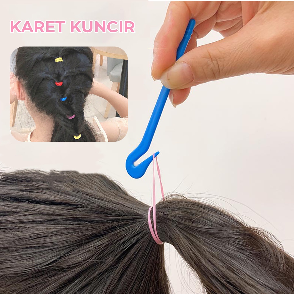 Karet Jepang Isi 600pcs Ikat Rambut Anak Warna Warni Tali Kunciran Rambut Perempuan Hair Tie aksesoris rambut | GROSIRXPRESS