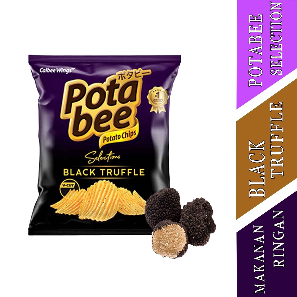 Jual PotaBee Black Truffle Snack Kentang Rasa Jamur Truffle Hitam