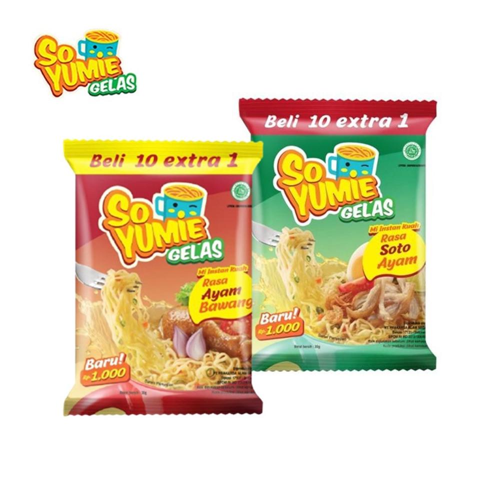 

[KODE PRODUK V9MSP3769] So Yumie Gelas Soto Ayam x 10 pcs + So Yumie Gelas Ayam Bawang x 10 pcs