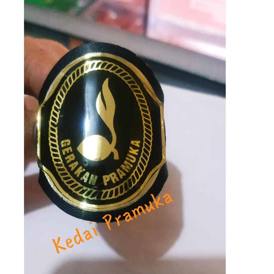 [286] RING KACU PRAMUKA CIKAL PENEGAK DAN PEMBINA (BERBAHAN KALEP) ❃