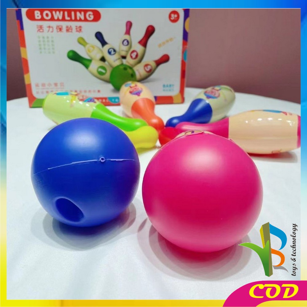 RB-M215 Mainan Bowling Anak Karakter / Mainan Olahraga Anak Bola Bowling Set / Mainan Edukasi Anak Boling Set / Sport Game