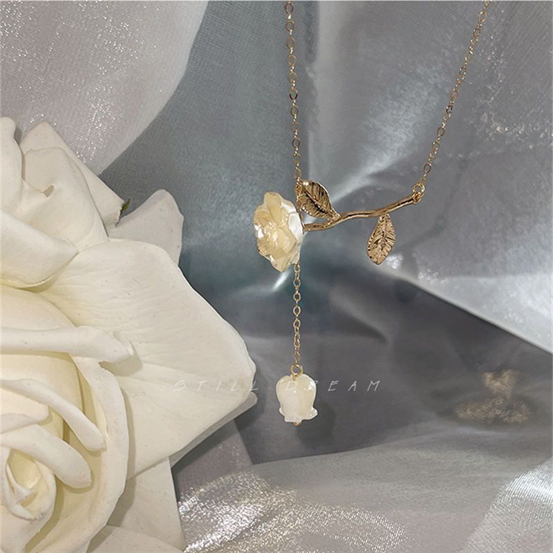 Fashion Cinta Ganda Batu Permata Kalung Untuk Wanita Vintage Perak Choker Rantai Liontin Perhiasan Aksesoris-19