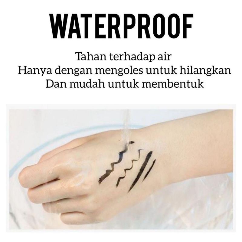 {Bisa kirim instant COD Medan Termurah}[BPOM] Eyeliner Pen Waterproof Amy's Diary Long Lasting 24 Hours Waterproof Liquid Eyeliner Pen 100% ORIGINAL