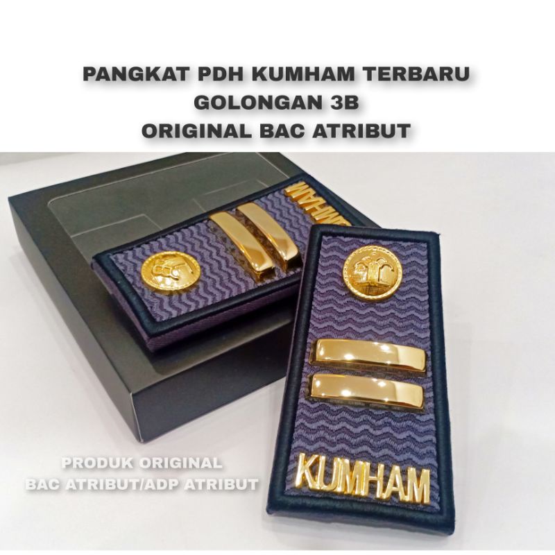 Jual Pangkat PDH Kumham Terbaru Golongan 3b | Shopee Indonesia