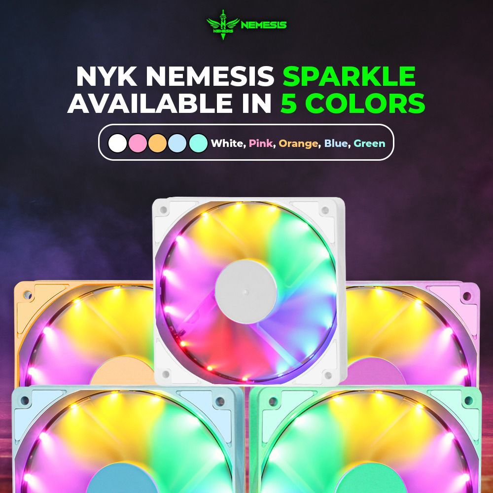 NYK Fan Casing 12cm RGB Sparkle / CPU Cooler RGB 12CM