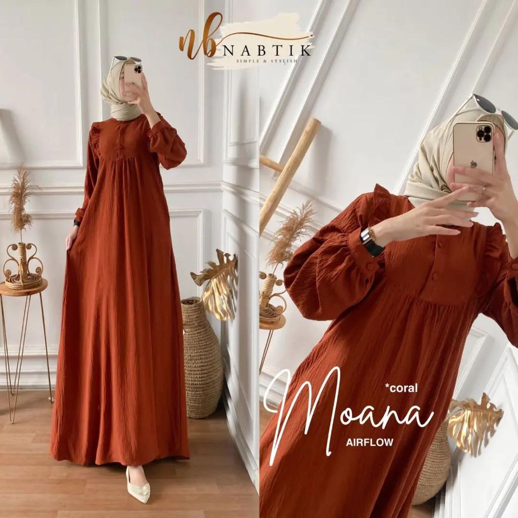 moana maxy gamis crinkel ld 110 gamis daily