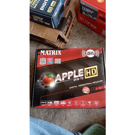 set top box matrix apple merah