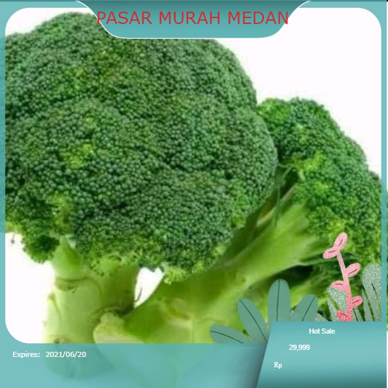 

Brokoli Segar 250gr/Sayur Brokoli | PASAR MURAH MEDAN