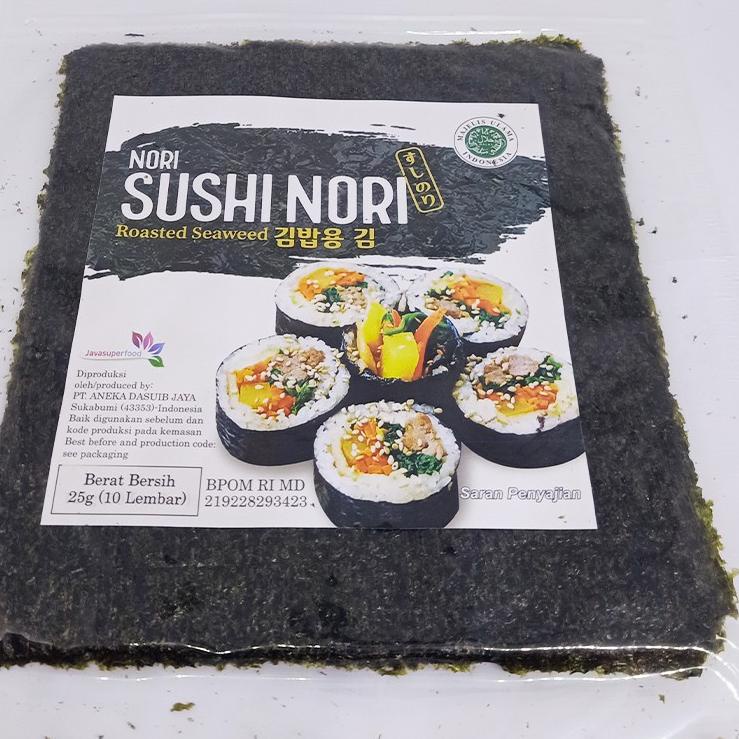 

✱Terupdate✵➶ ARPVU SUSHI NORI JAVA SUPER FOOD 10 SHEETS ROASTED SEAWEED RUMPUT LAUT 42 ✱Ready Stock