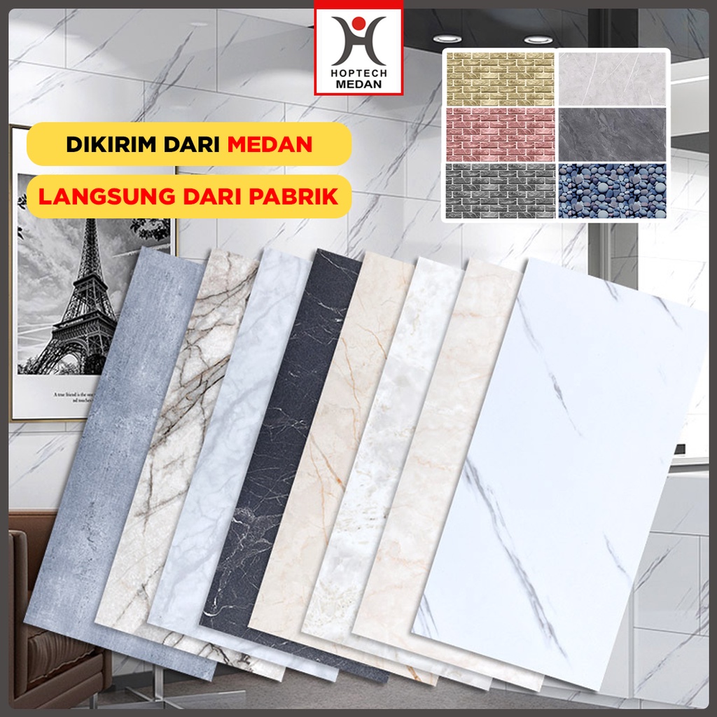 Stiker Dinding VINYL Marble 30 x 60 cm / Dinding Vinyl  Marbel Granit / Stiker Lemari Cabinet Marbel