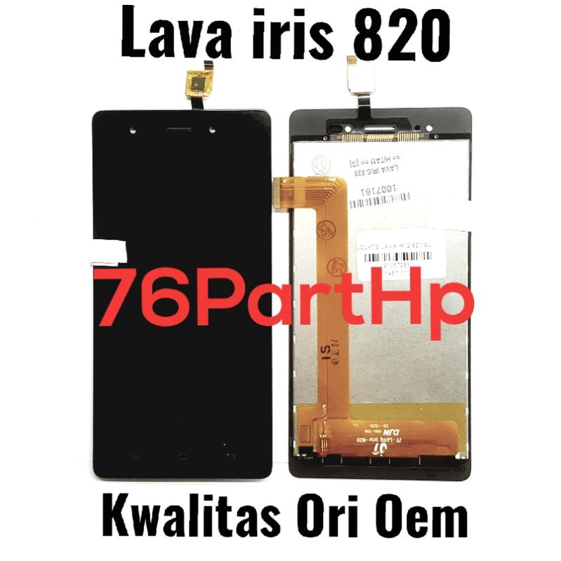 Ori Oem Lcd Touchscreen Fullset Lava Iris 820