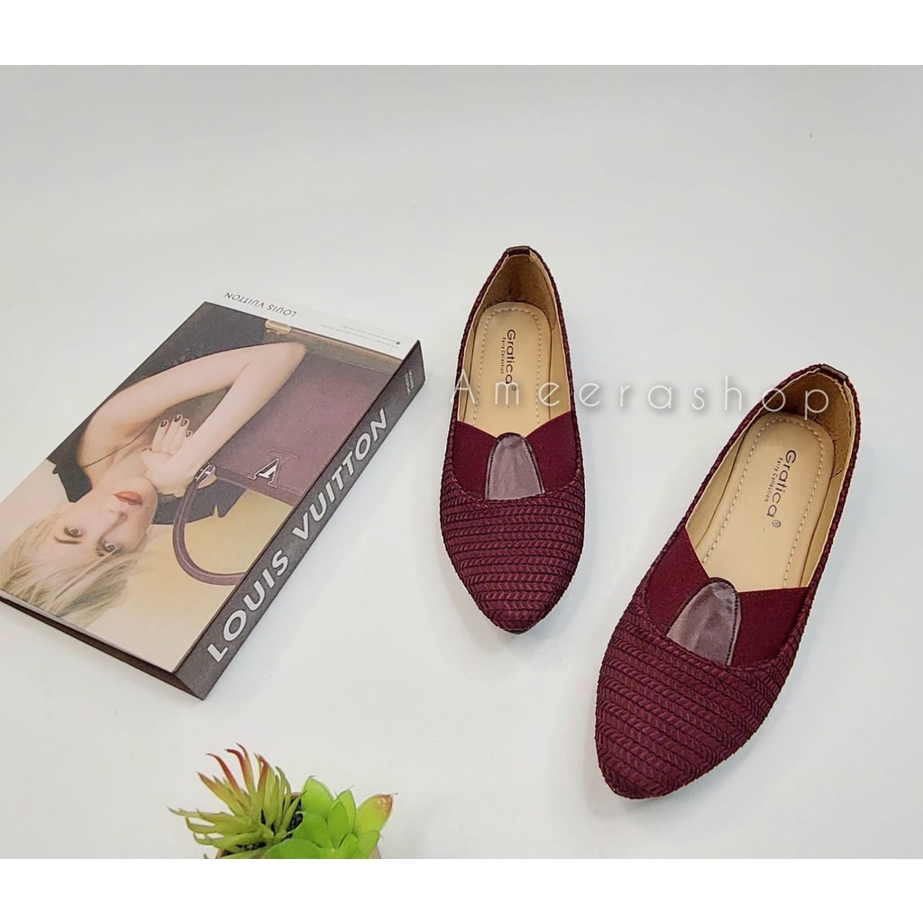 sepatu flatshoes gratica kepang aw81