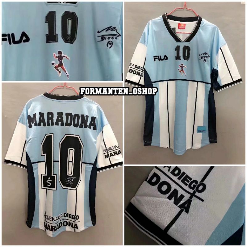 Jersey Argentina Retro Home 2001 Maradona
