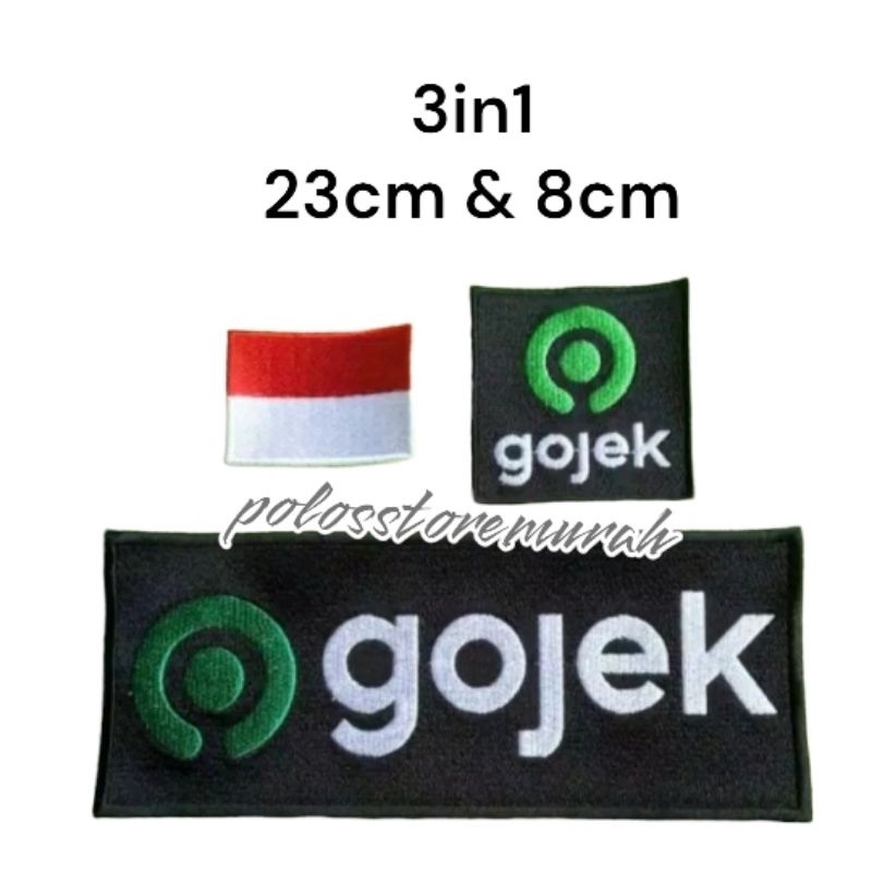 LOGO BORDIR # GOJEK# MURAH DRIVER