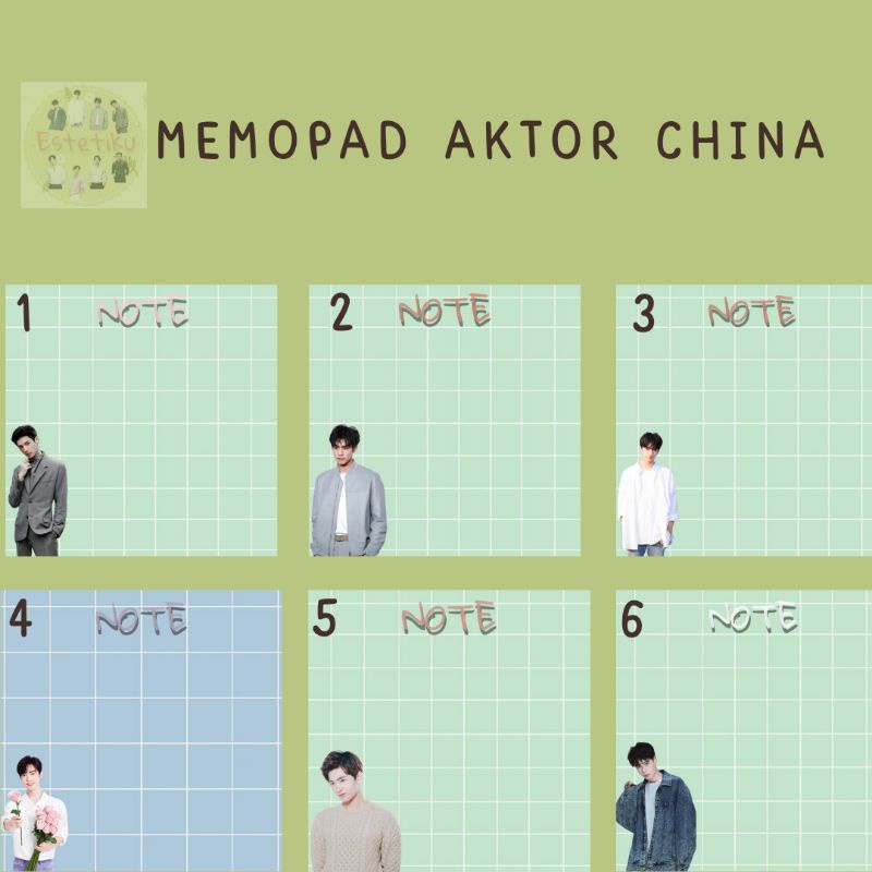 

Memopaper Aktor China 25pcs kawai cute stationery jurnal school