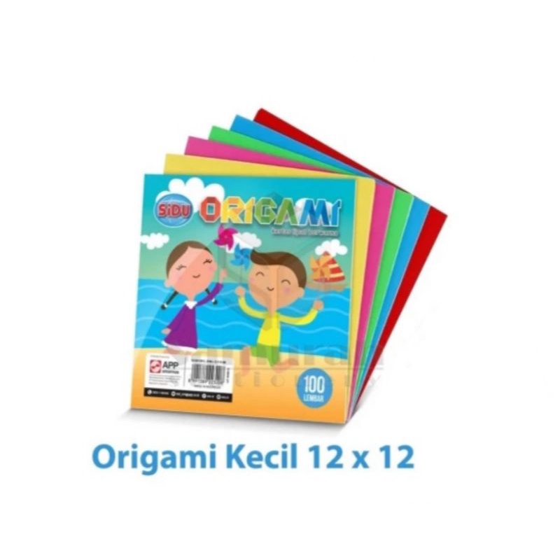 

kertas origami kecil isi 100 pcs ukuran 12x12cm kertas lipat