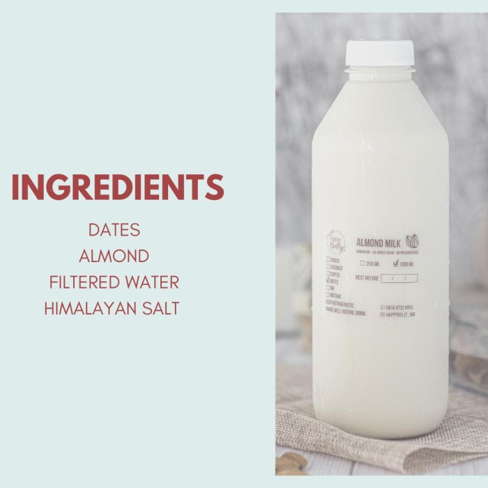 

[NEW] Susu Kurma dibuat dari Almond ukuran 1L - Almond Milk Enak & Sehat