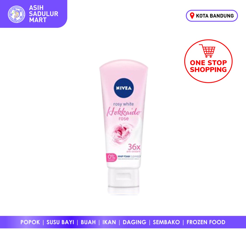 Pembersih Wajah Nivea Hokkaido Rose 100ml bandung promo murah