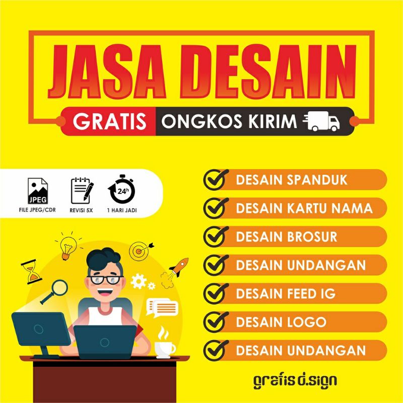 Jual JASA DESAIN SPANDUK DAN UNDANGAN | Shopee Indonesia