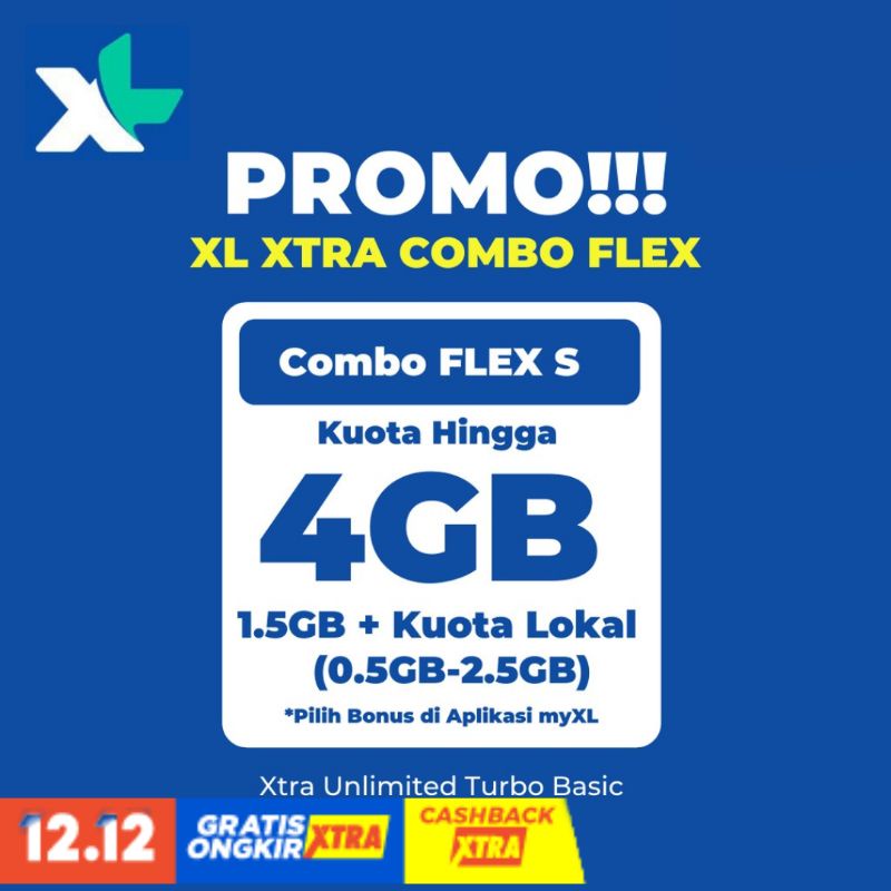 paket xl combo flex murah