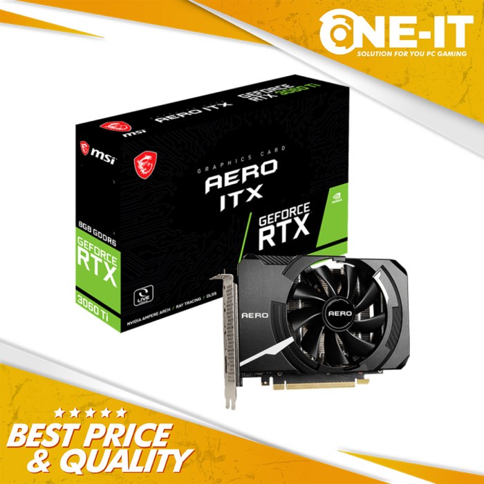 VGA MSI GeForce RTX 3060 Ti AERO ITX 8G LHR 8GB GDDR6