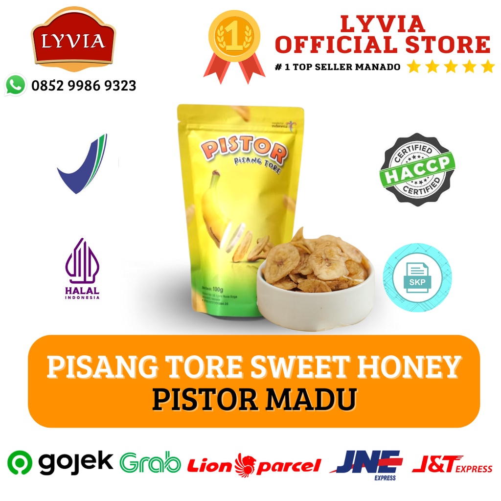 

Lyvia PisangTore Sweet Honey 100 Gram