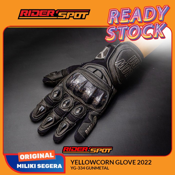 Stm Sarung Tangan Yellow Corn Yg-334 Gunmetal New Glove 2022 Yellow Corn