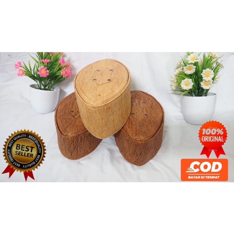 PECI KULIT KAYU WARU | PECI HONAY | MOTIF TROMPAH POLOS