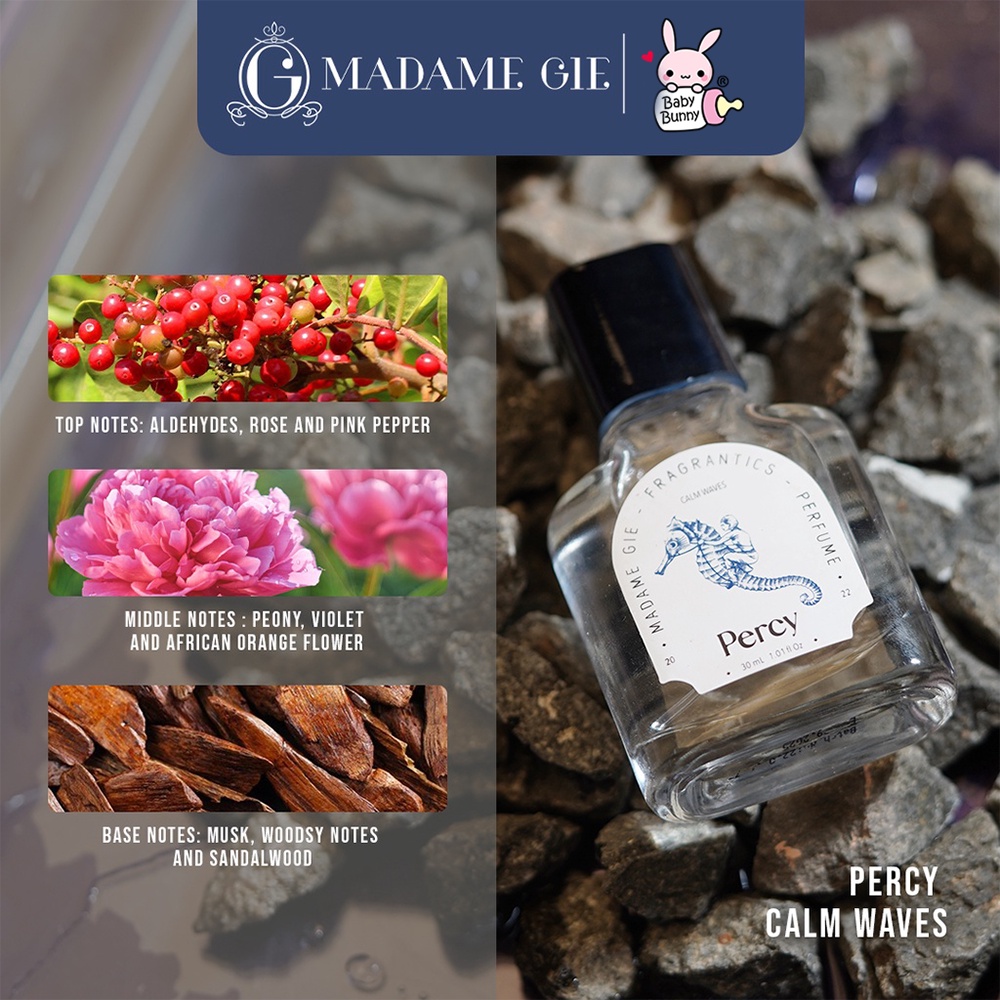 ❤ BELIA ❤ Madame Gie Madame Fragrantics Parfume 30ml - Eau de Parfume Unisex | Minyak Wangi | Parfum Pria Wanita | BPOM