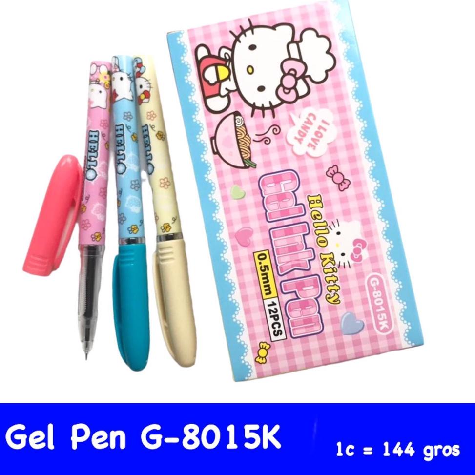 

[KODE PRODUK FSCNI37] Gel Pen 8015K Kucing kit (12 pcs)