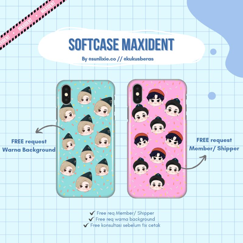 SOFTCASE HP MAXIDENT STRAY KIDS SKZ KIDZ CASE CASING maxi hyunjin leeknow felix minsung hyunlix hyun