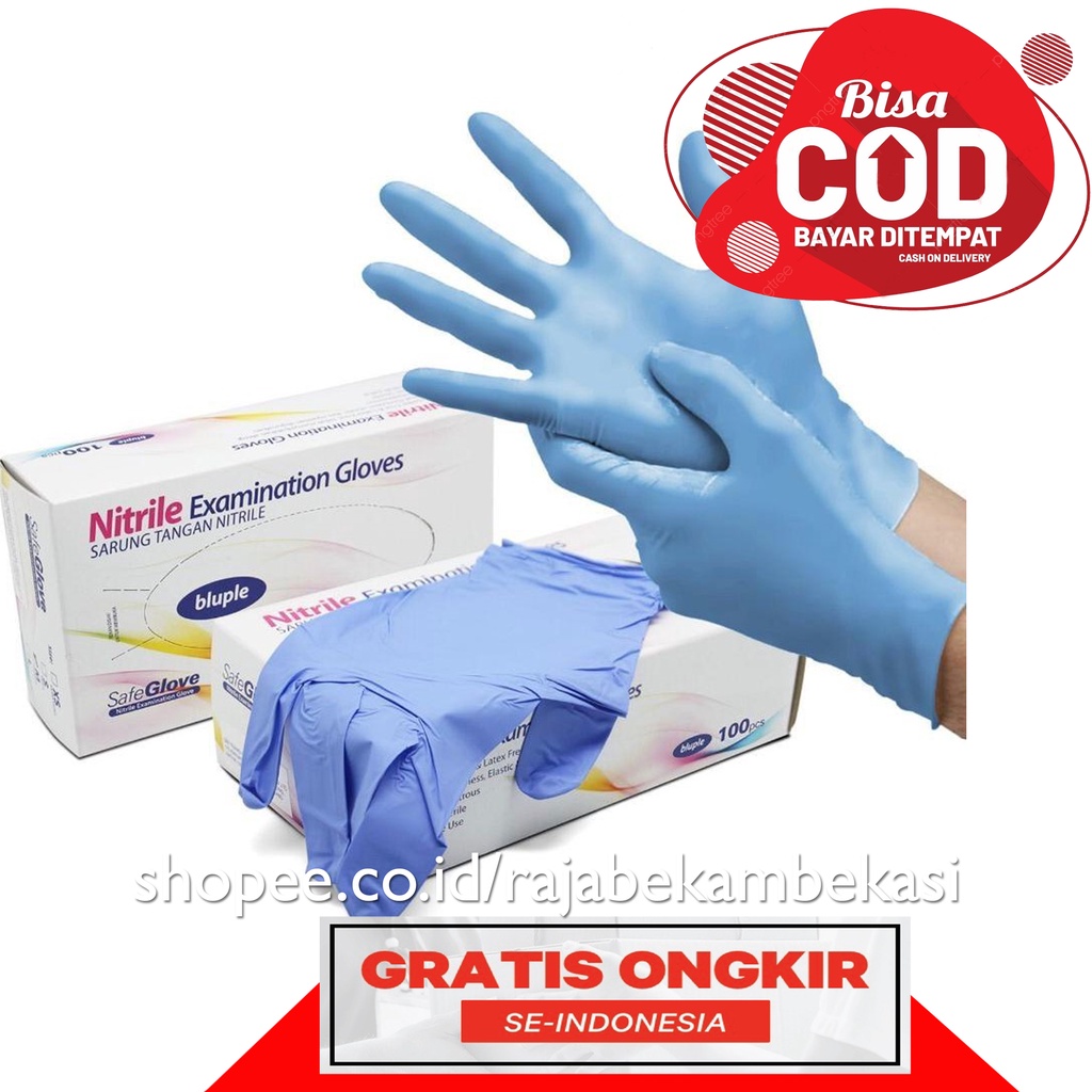 SARUNG TANGAN NITRILE / NITRILE GLOVES NITRILE BIRU