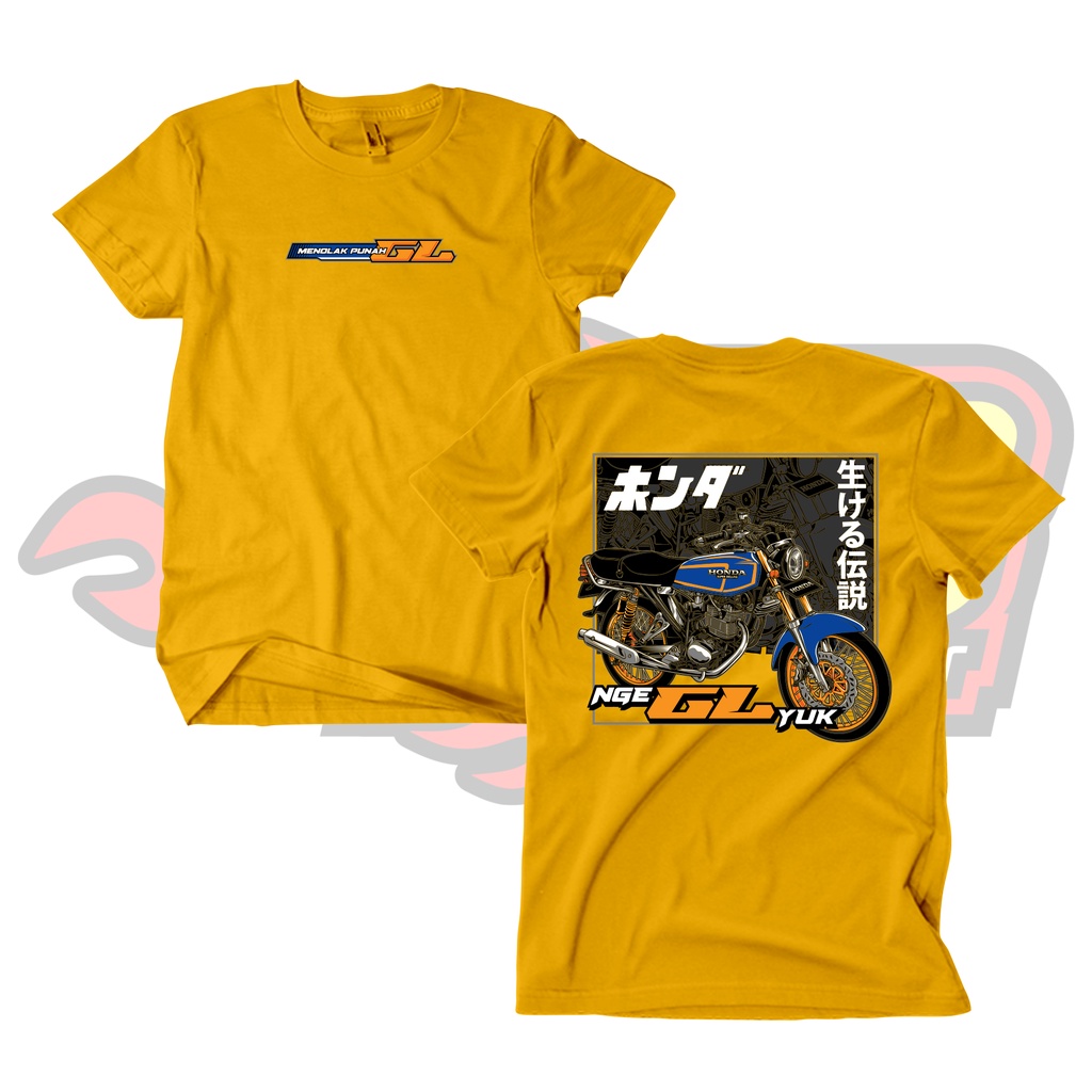Baju Kaos Nge GL Yuk Racing Katun Combed - MP Herex Tiger