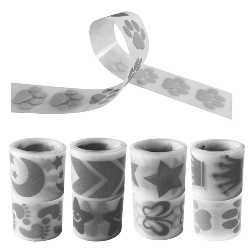 Solighter 2pcs Patch Reflektif Tahan Lama Aneka Motif Stiker Vinyl Film Untuk Pakaian