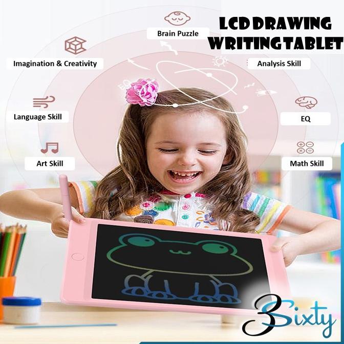 

৲ LCD TABLET EDUKASI ANAK / DRAWING WRITING TABLET Belajar Sekolah / Papan Tulis Digital ↱
