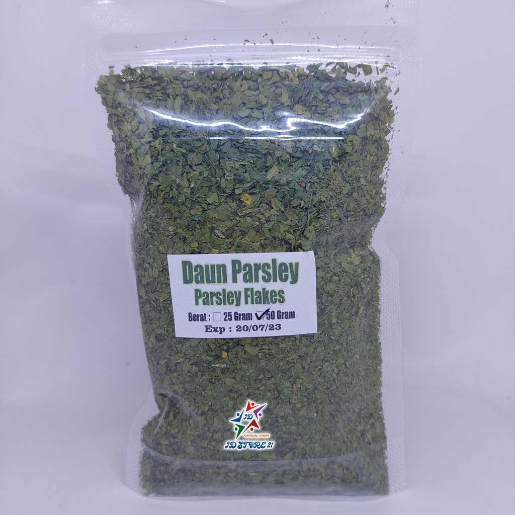 Daun Parsley Kering/Dried Parsley/Parsley Flakes/Peterseli Kualitas Premium Halal